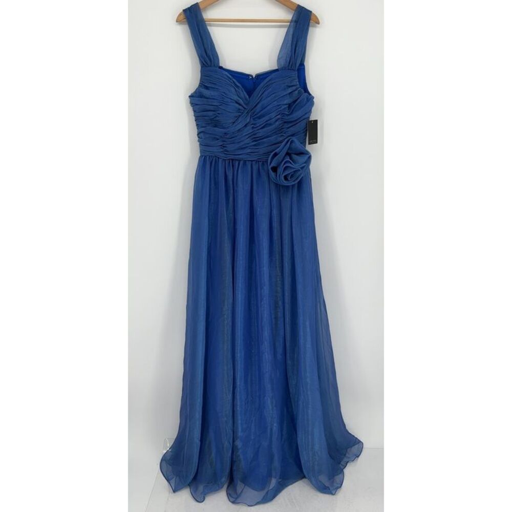 unknown brand Off-The-Shoulder Draped Tulle Gown